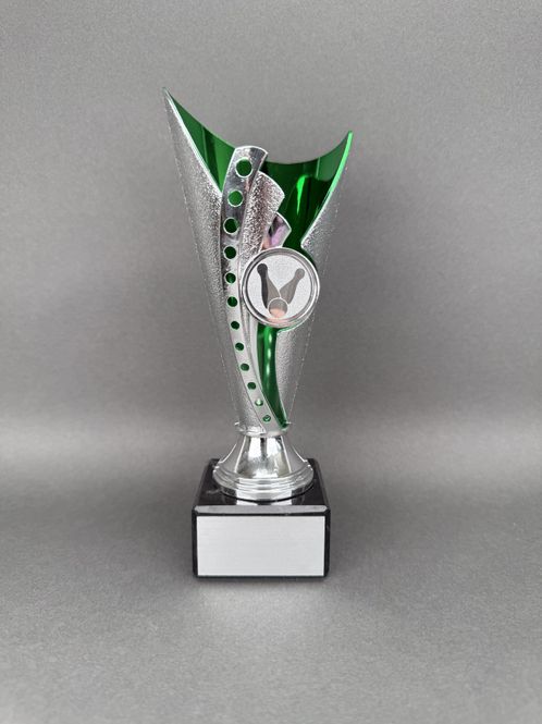 Huvudbild Trofé Eliot, Silver-Grön, 190mm