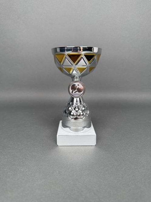 Huvudbild Pokal Fredrik, Silver-Guld, 154mm, Diameter 80mm