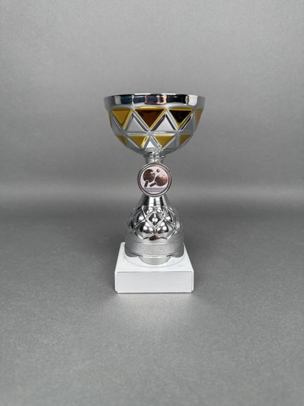 Pokal Fredrik, Silver-Guld, 154mm, Diameter 80mm