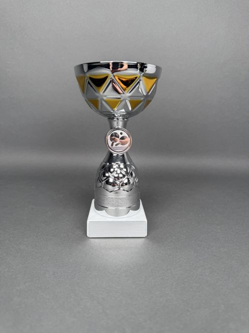 Huvudbild Pokal Fredrik, Silver-Guld, 174mm, Diameter 90mm